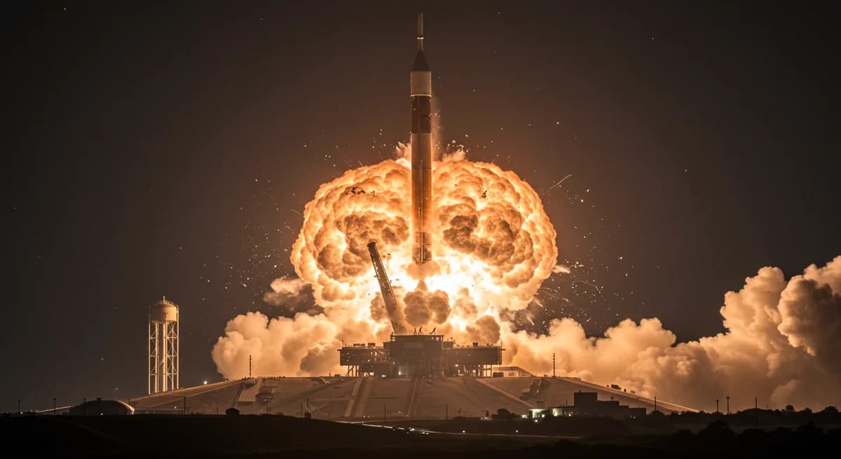 Blue Origin Roket Patlaması, NASA'nın Ay Takvimini Sarsıyor: Milyar Dolarlık Projeler Gecikebilir mi?