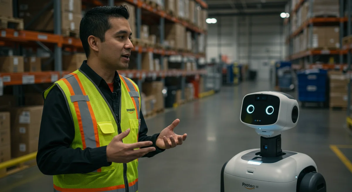 Amazon'dan Depo Devrimi: Çalışanlarla Konuşabilen Yapay Zeka Robotu Proteus Sahneye Çıktı