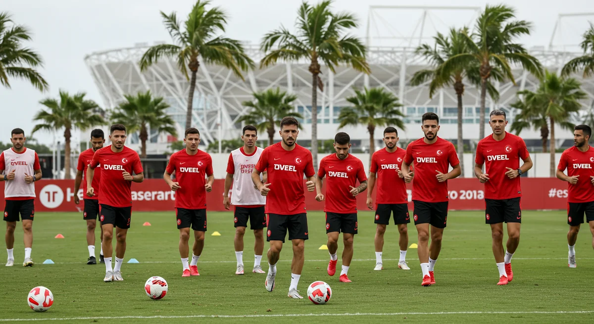 Ay-Yıldızlılar Miami'de Sahaya İndi: Dünya Kupası Yolunda İlk Antrenman Heyecanı!