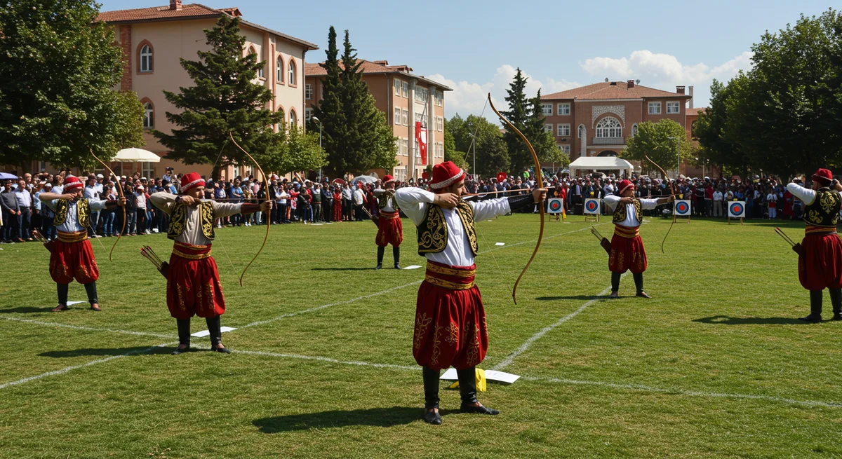 Tarihi Fetih Kupası Geleneksel Okçuluk Menzil Atışları Başladı: Rekorlar Havada Uçuşuyor!