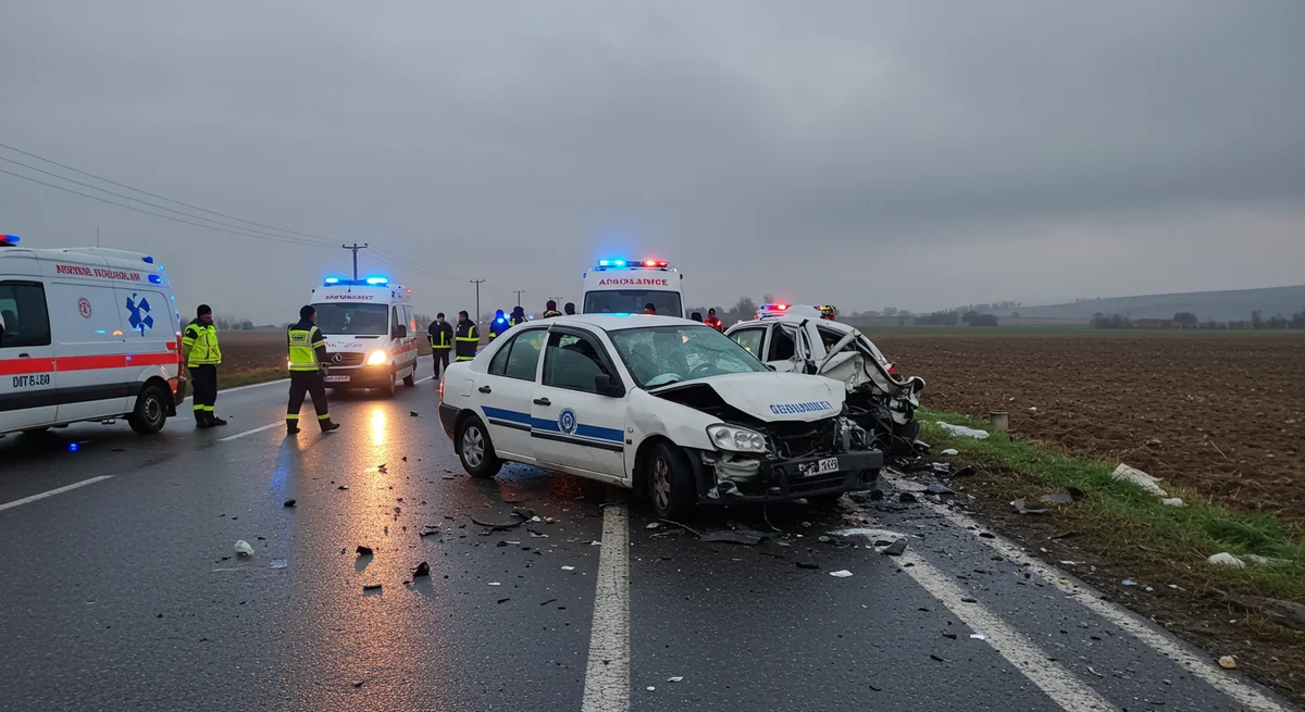Sivas'ta Feci Kaza: Otomobil ve Hafif Ticari Araç Çarpıştı, 3 Kişi Yaşamını Yitirdi!