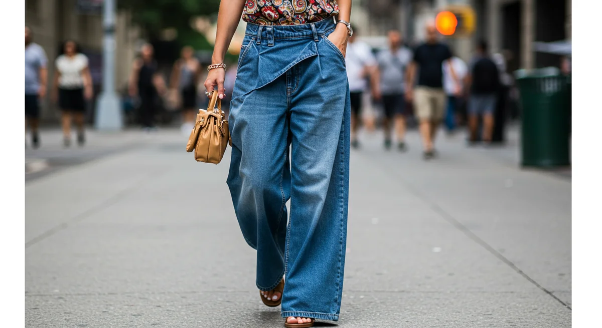 Moda Dünyasında Tahtını Koruyan Geniş Paça Jeanler: Yazın Trend Alarmı ve Kaçırılmayacak Fırsatlar!